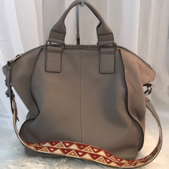 Vince Camuto Leather Tote Bag - Rosa - Picture 3 of 7